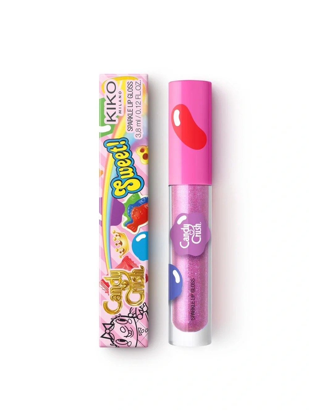 KIKO Milano x Candy Crush™ Sparkle Lip Gloss 02 Sugar Strobe